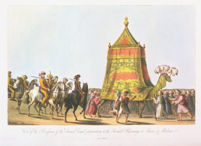 View of the Procession of the Sacred Camel preparatory to the Annual Pilgrimage to Mecca and Medina by Cooper Willyams